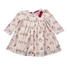 Load image into Gallery viewer, Girls BAKER BABY, stretch cotton long sleeve dress, penguins, FUC, size 0, L: 35cm