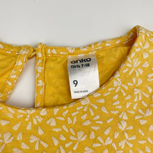 Load image into Gallery viewer, Girls Anko, yellow cotton playsuit, EUC, size 9,  