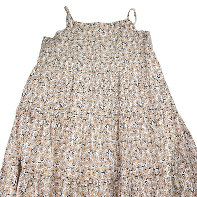 Girls Seed, lined lightweight floral cotton summer dress, EUC, size 16, L: 80cm