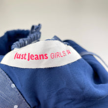 Load image into Gallery viewer, Girls Just Jeans, lined lightweight cotton summer dress, EUC, size 14, L: 73cm