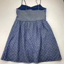 Load image into Gallery viewer, Girls Just Jeans, lined lightweight cotton summer dress, EUC, size 14, L: 73cm