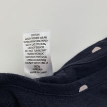 Load image into Gallery viewer, Girls Target, navy and white spot cotton dress, GUC, size 14, L: 65cm