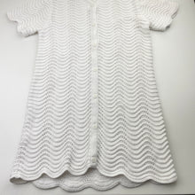 Load image into Gallery viewer, Girls Target, knitted cotton longline cardigan, L: 70cm, EUC, size 12,  