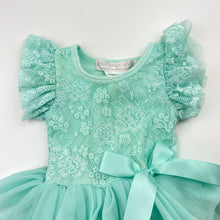 Load image into Gallery viewer, Girls DESIGNER KIDZ, floral lace tutu romper, FUC, size 000,  