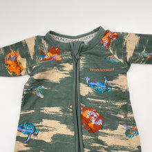 Load image into Gallery viewer, Unisex Bonds, zip Wondersuit / zippy / romper, EUC, size 0000,  