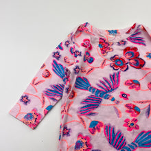 Load image into Gallery viewer, Girls Bonds, stretchy floral long sleeve top, EUC, size 000,  