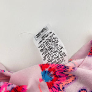 Girls Bonds, stretchy floral long sleeve top, EUC, size 000,  