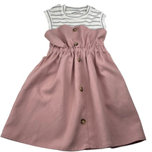 Load image into Gallery viewer, Girls Aurora Moon, spliced sleeveless dress, EUC, size 6, L: 60cm