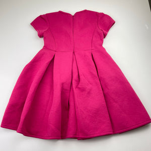 Girls Mayoral, pink, soft feel dress, pilling, FUC, size 6, L: 57cm