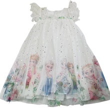 Load image into Gallery viewer, Girls Rabity, Disney Frozen tulle party dress, EUC, size 5, L: 60cm