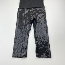 Load image into Gallery viewer, Girls Costume Gallery, black sequin dance jumpsuit / outfit, EUC, size 4-6,  