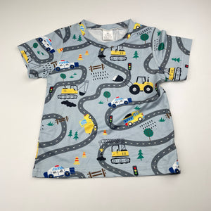 Boys lightweight, pyjama top & shorts, diggers, EUC, size 2,  