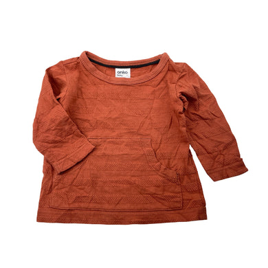 Boys Anko, cotton long sleeve tee / top, EUC, size 000,  