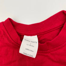 Load image into Gallery viewer, Boys Baby Berry, red cotton tee / top, EUC, size 1,  