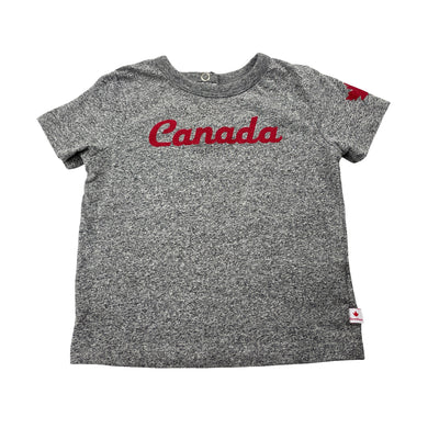 Unisex Canadiana, organic cotton blend tee / top, Canada, EUC, size 1,  