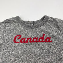 Load image into Gallery viewer, Unisex Canadiana, organic cotton blend tee / top, Canada, EUC, size 1,  