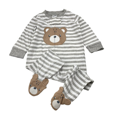 Unisex Anko, stretchy zip coverall / romper, EUC, size 0,  