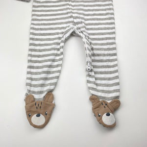 Unisex Anko, stretchy zip coverall / romper, EUC, size 0,  