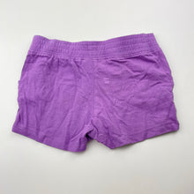 Load image into Gallery viewer, Girls Mango, purple cotton shorts, elasticated, GUC, size 1,  