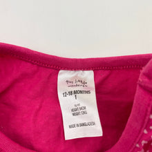 Load image into Gallery viewer, Girls Tiny Little Wonders, cotton long sleeve tee / top, hearts, GUC, size 1,  