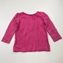 Load image into Gallery viewer, Girls Tiny Little Wonders, cotton long sleeve tee / top, hearts, GUC, size 1,  