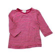Load image into Gallery viewer, Girls Dymples, striped stretchy long sleeve top, FUC, size 1,  