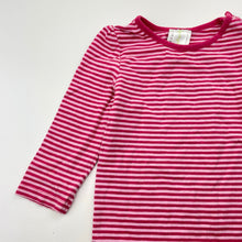 Load image into Gallery viewer, Girls Dymples, striped stretchy long sleeve top, FUC, size 1,  