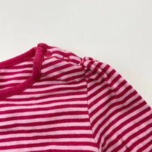 Load image into Gallery viewer, Girls Dymples, striped stretchy long sleeve top, FUC, size 1,  