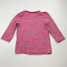 Load image into Gallery viewer, Girls Dymples, striped stretchy long sleeve top, FUC, size 1,  