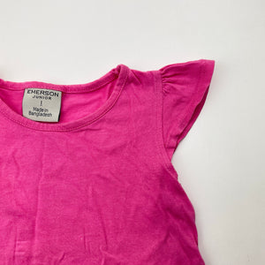 Girls Emerson Junior, lightweight cotton tee / top, GUC, size 1,  