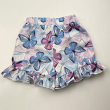 Load image into Gallery viewer, Girls SHEIN, lightweight shorts, elasticated, butterflies, EUC, size 3,  