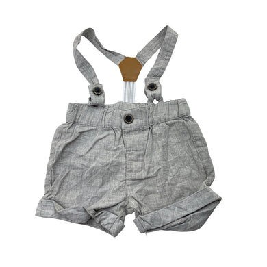 Boys Dymples, lightweight suspender shorts, elasticated, EUC, size 000,  
