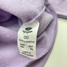 Load image into Gallery viewer, Girls Dymples, fleece-lined sweater / jumper, EUC, size 00,  