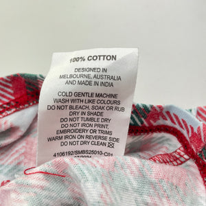 Boys Milkshake, cotton Christmas pyjama shorts, wash fade, FUC, size 4,  