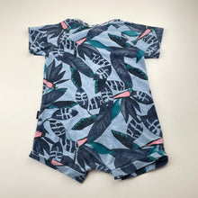 Load image into Gallery viewer, Unisex Bonds, soft feel zip Wondersuit / zippy / romper, GUC, size 2,  