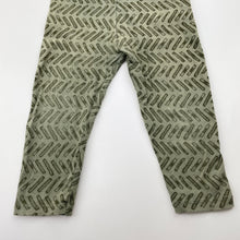 Load image into Gallery viewer, Unisex Dymples, khaki leggings / bottoms, elasticated, GUC, size 2,  