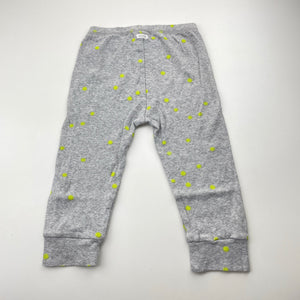 Unisex Bonds, grey ribbed leggings / bottoms, elasticated, EUC, size 2,  