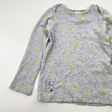 Load image into Gallery viewer, Unisex Bonds, grey ribbed long sleeve tee / top, EUC, size 2,  