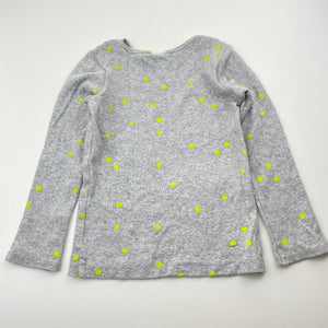 Unisex Bonds, grey ribbed long sleeve tee / top, EUC, size 2,  