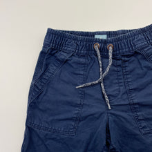 Load image into Gallery viewer, Boys Gap, navy cotton shorts, elasticated, wash fade, FUC, size 2,  