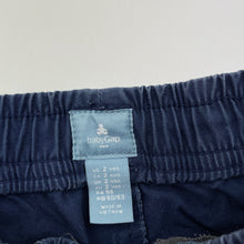 Load image into Gallery viewer, Boys Gap, navy cotton shorts, elasticated, wash fade, FUC, size 2,  