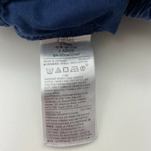 Load image into Gallery viewer, Boys Gap, navy cotton shorts, elasticated, wash fade, FUC, size 2,  