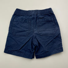 Load image into Gallery viewer, Boys Gap, navy cotton shorts, elasticated, wash fade, FUC, size 2,  