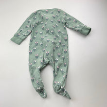 Load image into Gallery viewer, Girls Disney, Minnie Mouse zip coverall / romper, GUC, size 000,  