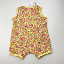 Load image into Gallery viewer, Girls Dymples, floral cotton summer romper, NEW, size 00,  