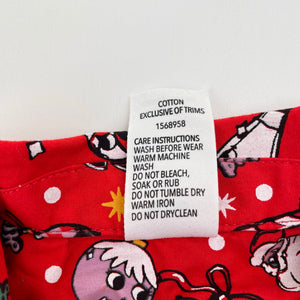 Boys Big W, cotton Christmas short sleeve shirt, EUC, size 1,  