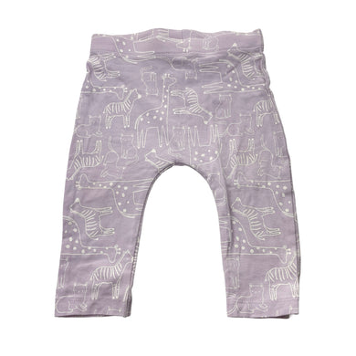 Girls Anko, lilac stretchy leggings / bottoms, elasticated, EUC, size 00,  