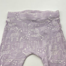 Load image into Gallery viewer, Girls Anko, lilac stretchy leggings / bottoms, elasticated, EUC, size 00,  