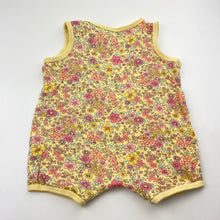 Load image into Gallery viewer, Girls Anko, floral cotton summer romper, GUC, size 0,  