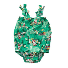 Load image into Gallery viewer, Girls Baby Berry, lightweight cotton Christmas romper, EUC, size 0,  